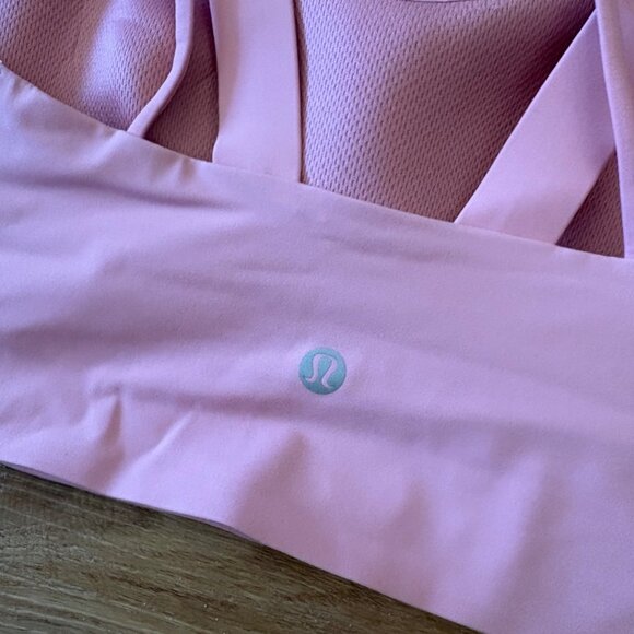 Lululemon Athletic Like A Cloud Longline Bra D/DD Pink Tide NWT Women’s Size 4 - Picture 5 of 6